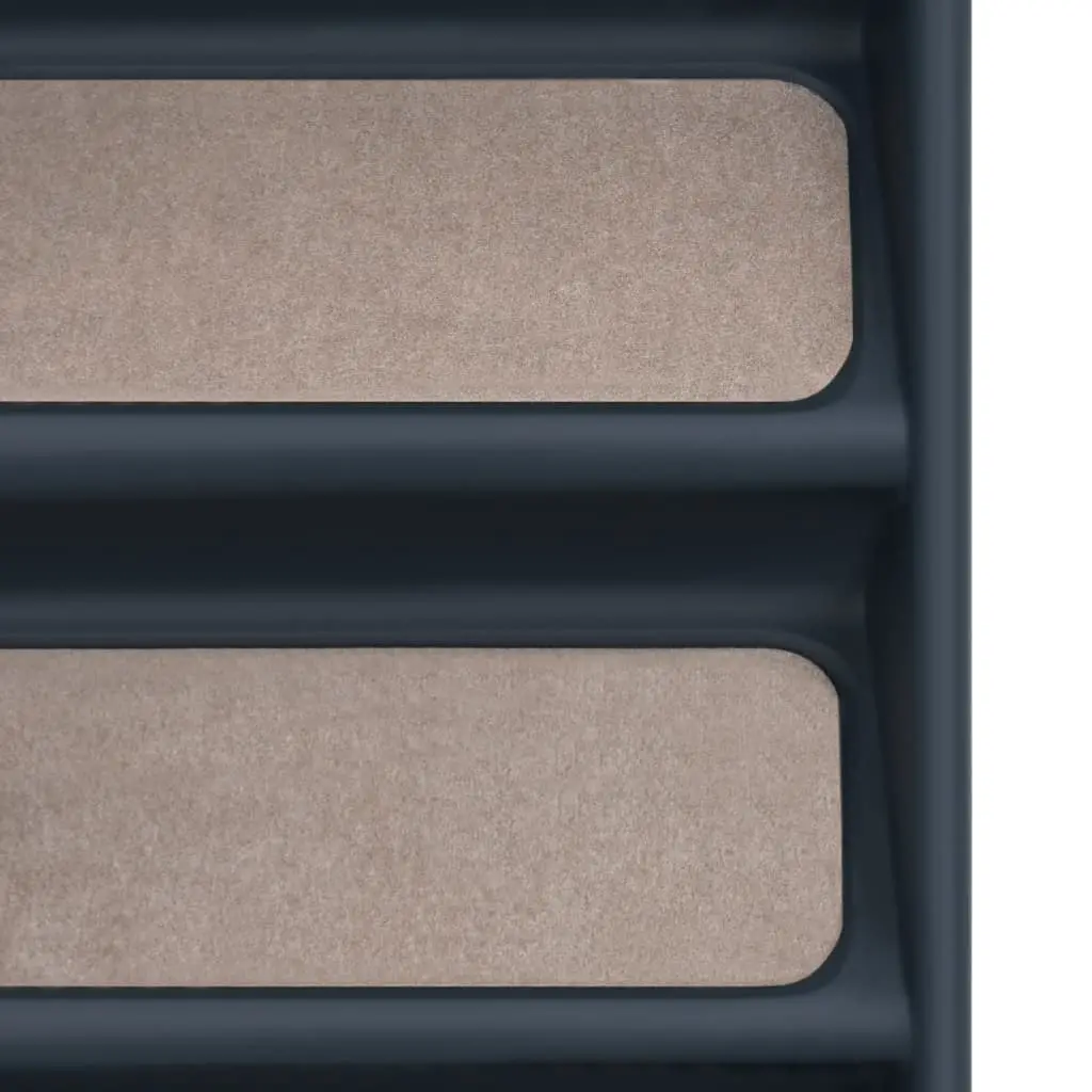 vidaXL Dark Gray Folding 4-Step Dog Stairs - Image 7