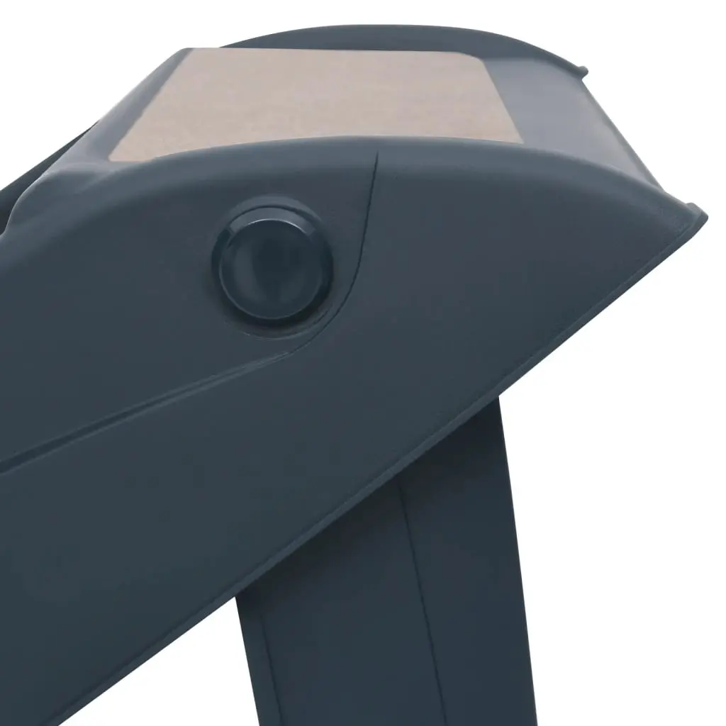 vidaXL Dark Gray Folding 4-Step Dog Stairs - Image 8
