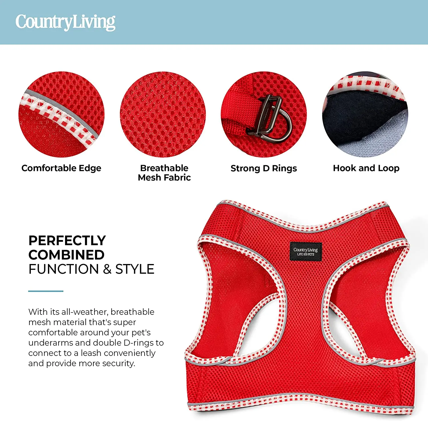 Red Step-In Dog Harness - Image 5