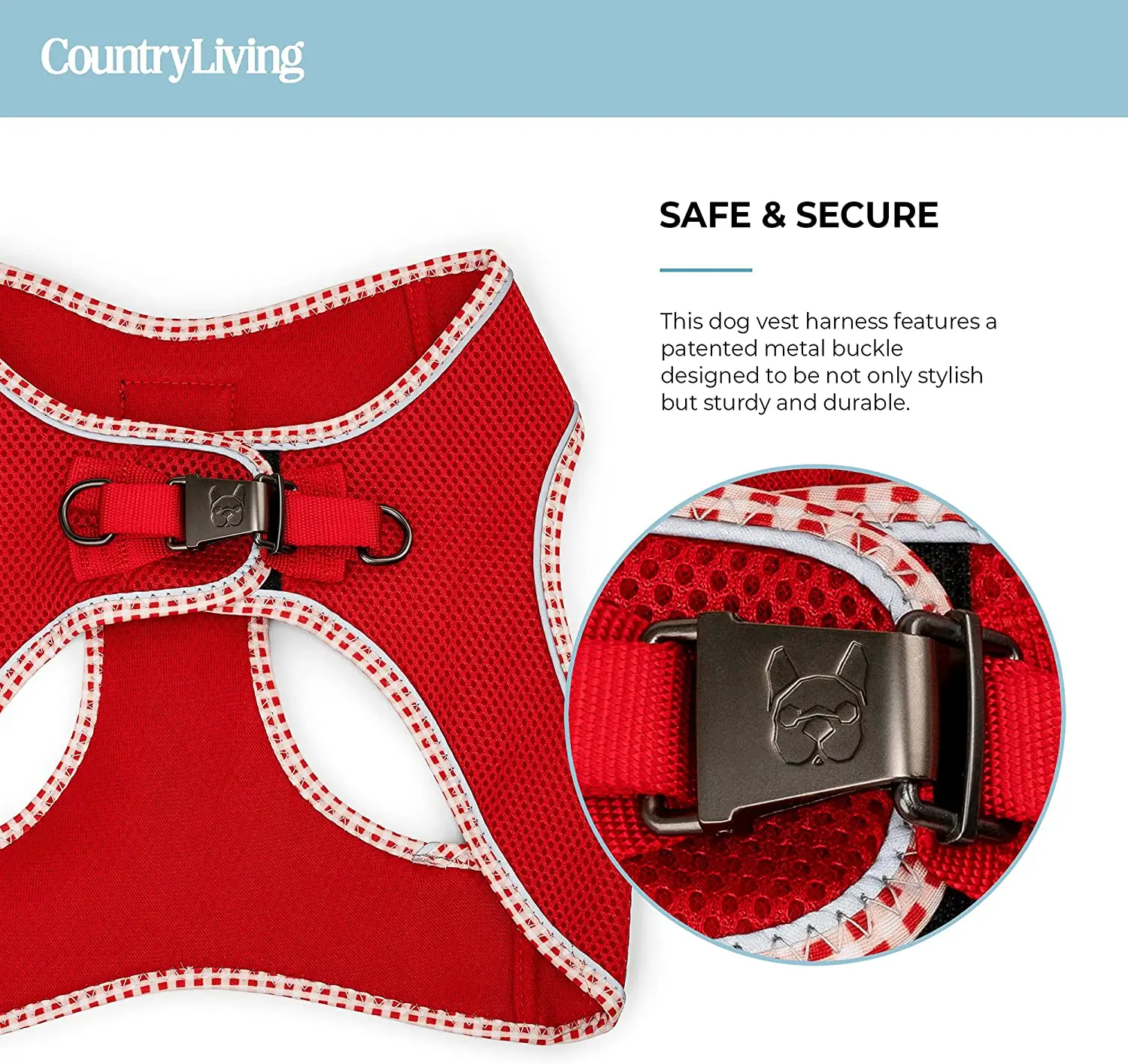 Red Step-In Dog Harness - Image 7