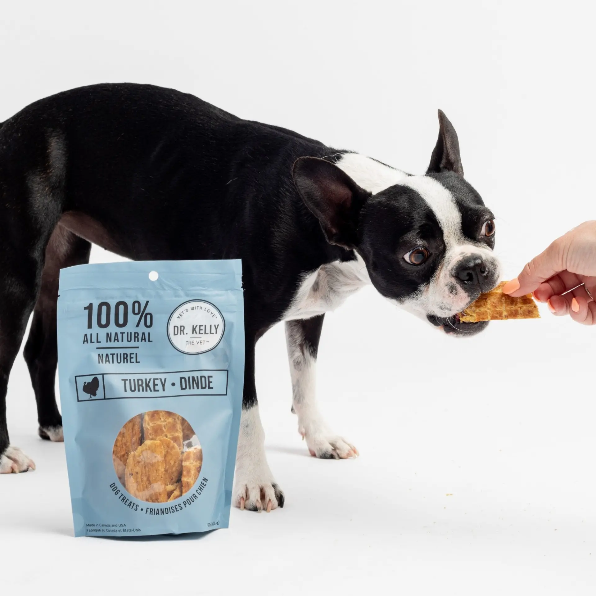 Dr. Kelly The Vet 100% Natural Turkey Dog Treats - 4 Pack, 120g Each - Image 3