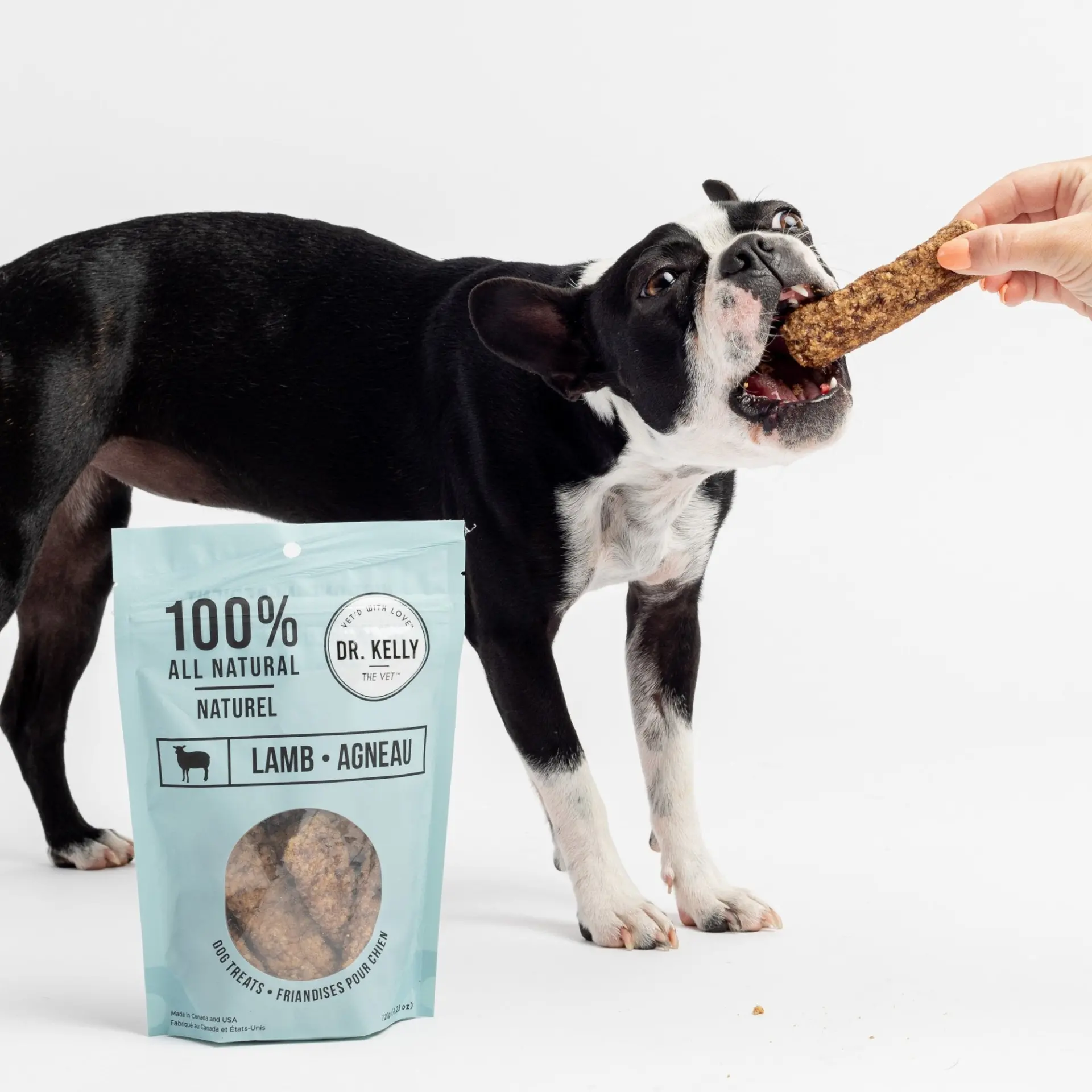 Dr. Kelly The Vet 100% Natural Lamb Dog Treats - 4 Pack, 50g Each - Image 3