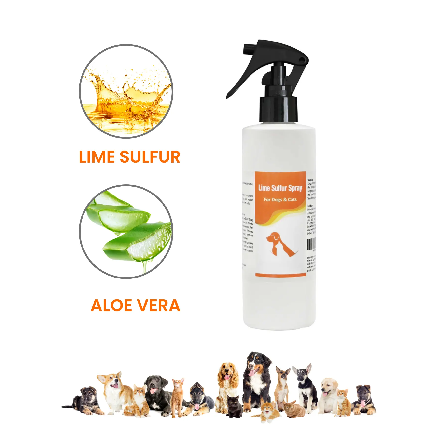 Healthy Paw Life Lime Sulfur Spray - Dry & Itchy Skin Relief for Dogs, Cats, Puppies, Kittens, and Horses - Image 8