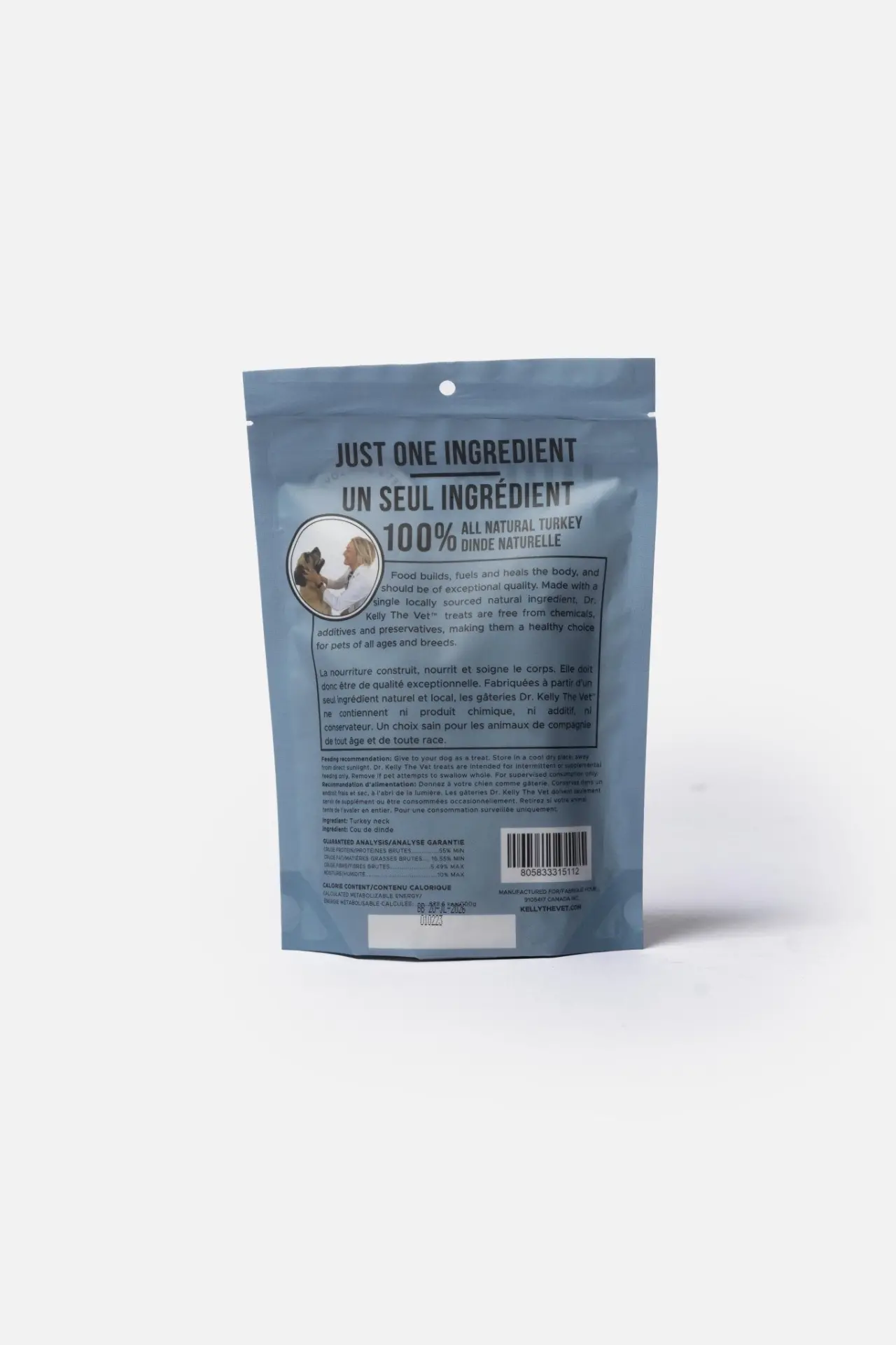 Dr. Kelly The Vet 100% Natural Turkey Dog Treats - Image 2