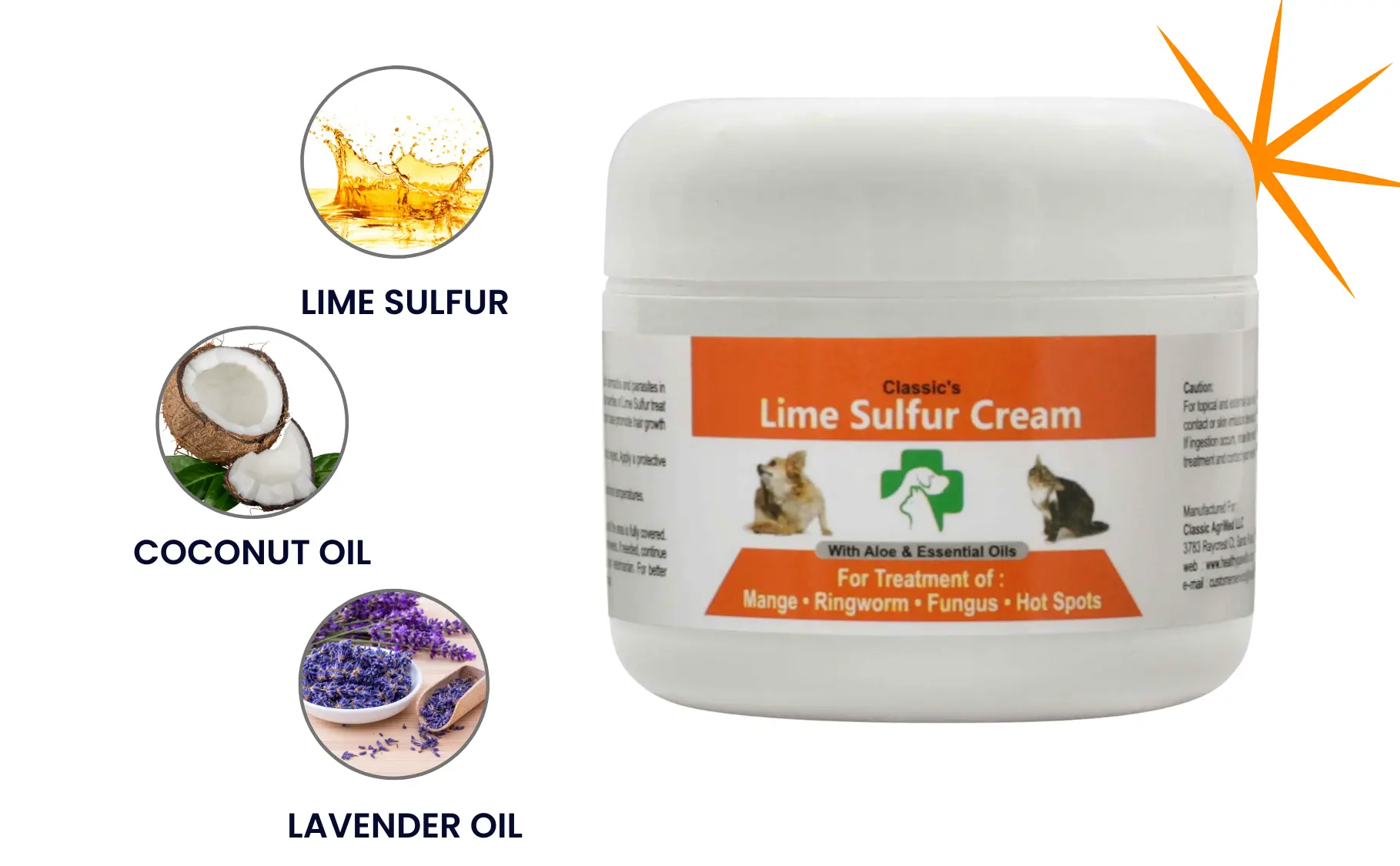 Lime Sulfur Healing Skin Cream for Pets - Image 23