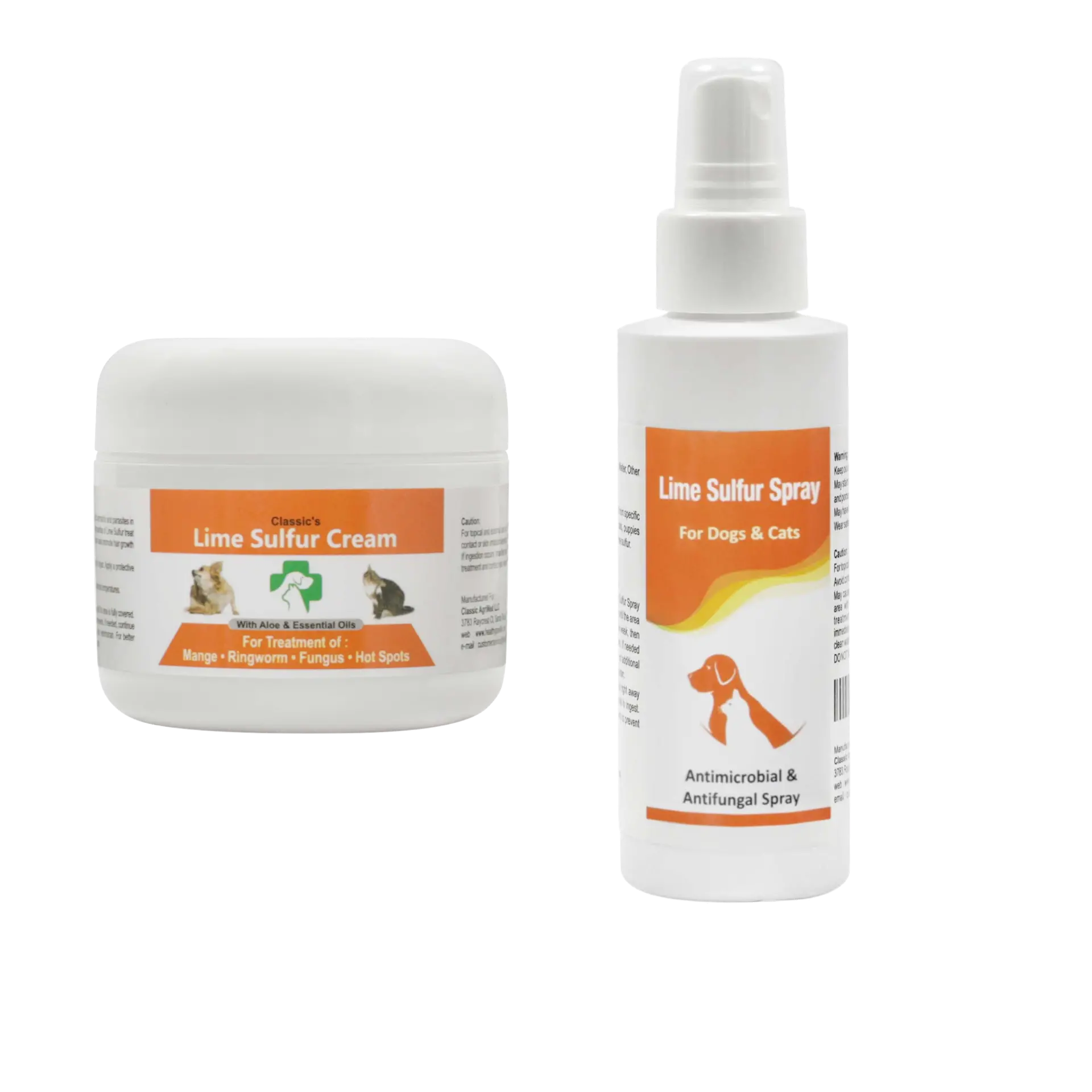 Lime Sulfur Pet Skin Care Cream & Spray Set - Image 13