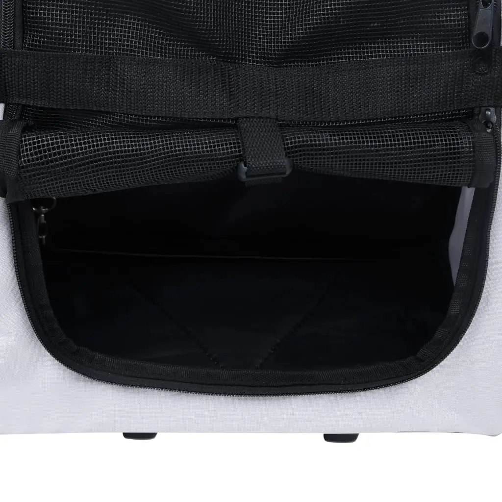 vidaXL Multifunctional Pet Trolley - Gray - Image 5