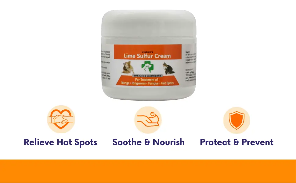 Lime Sulfur Healing Skin Cream for Pets - Image 2