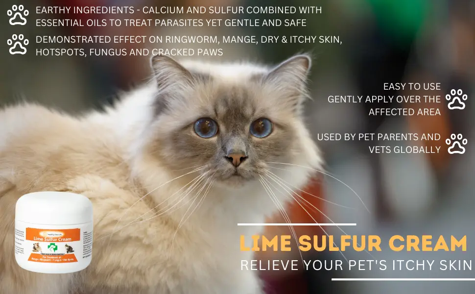 Lime Sulfur Healing Skin Cream for Pets - Image 4