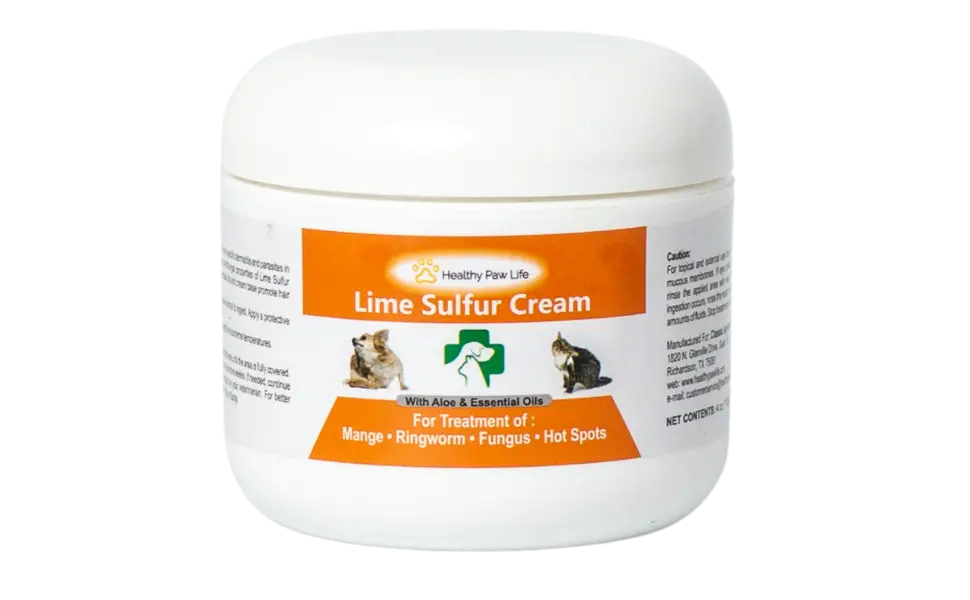 Lime Sulfur Healing Skin Cream for Pets
