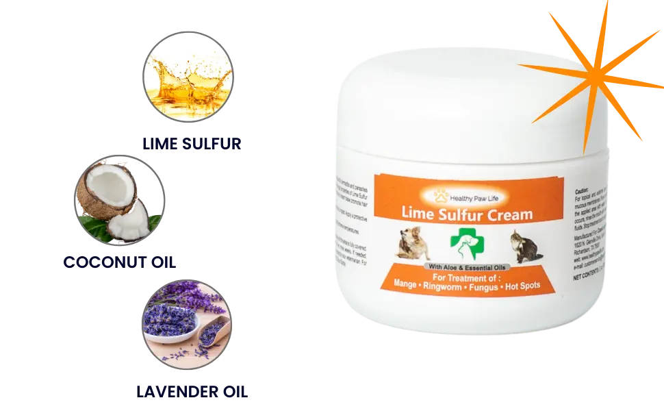 Lime Sulfur Healing Skin Cream for Pets - Image 7