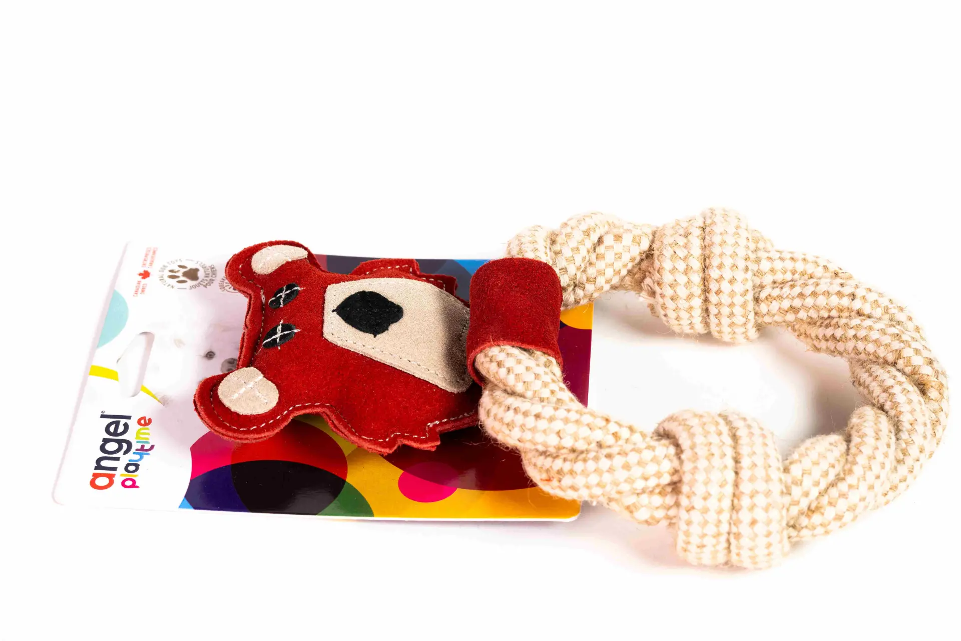 Eco-Friendly Bear & Rope Dog Toy - Image 9